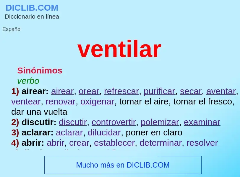 Wat is ventilar - definition