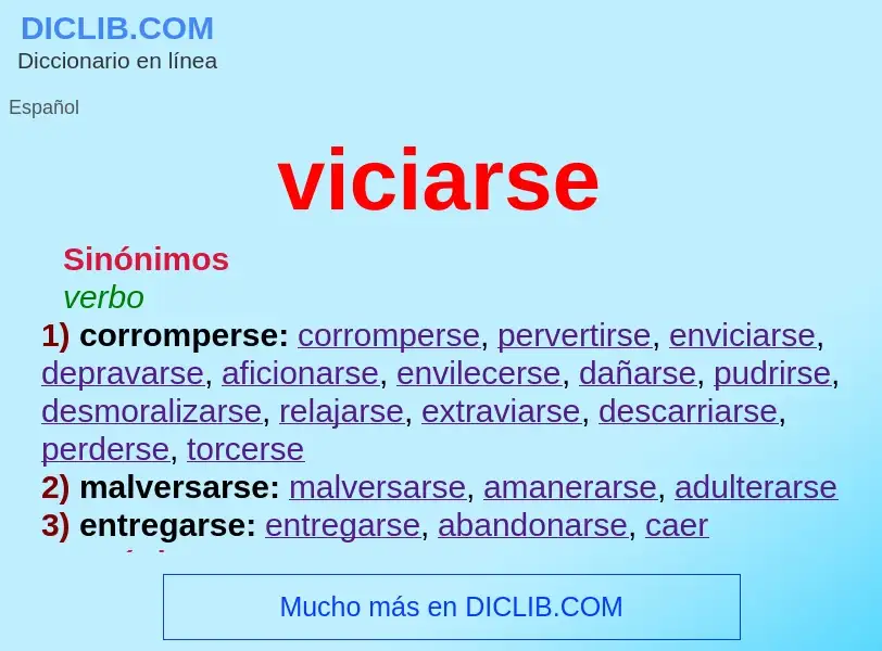 O que é viciarse - definição, significado, conceito