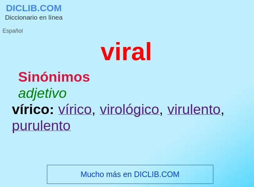 ¿Qué es viral? - significado y definición