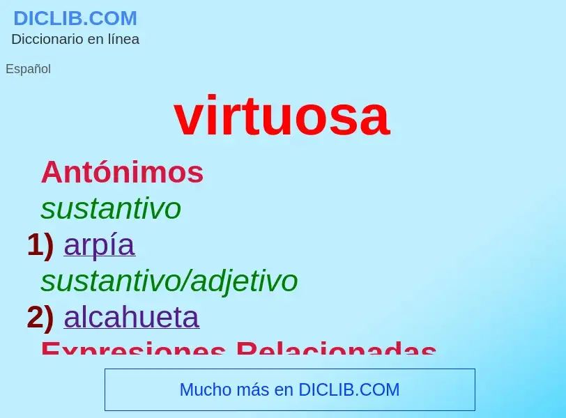 Wat is virtuosa - definition