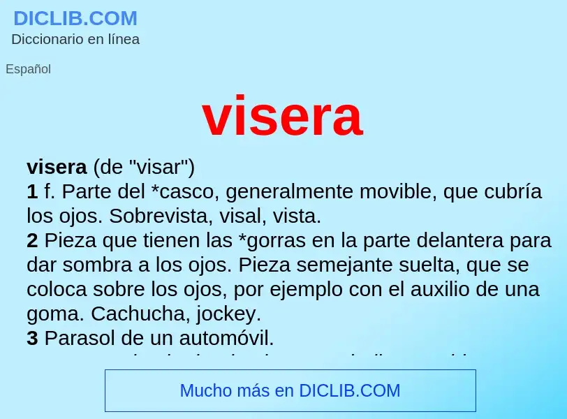 Was ist visera - Definition