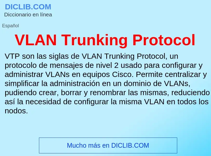 Τι είναι VLAN Trunking Protocol - ορισμός