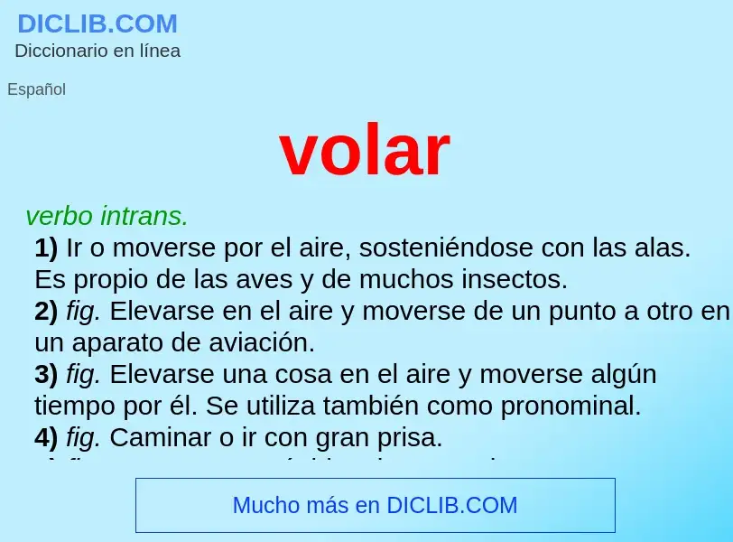 What is volar - meaning and definition