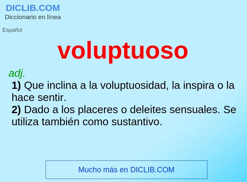 Wat is voluptuoso - definition