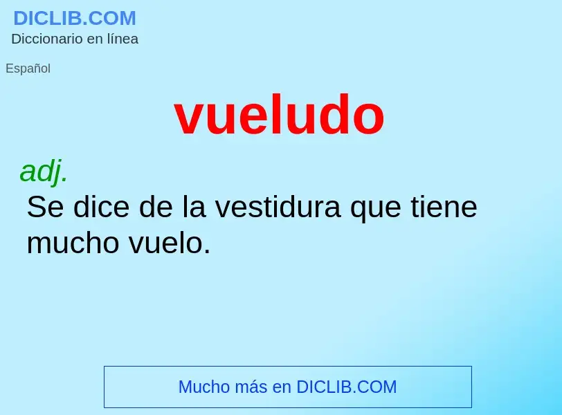 What is vueludo - definition