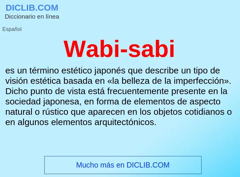 Was ist Wabi-sabi - Definition