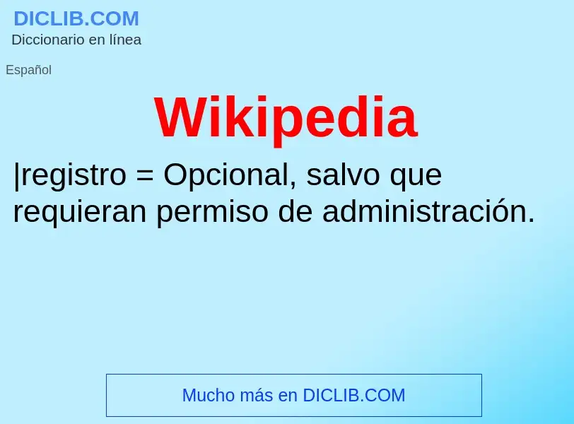 O que é Wikipedia - definição, significado, conceito