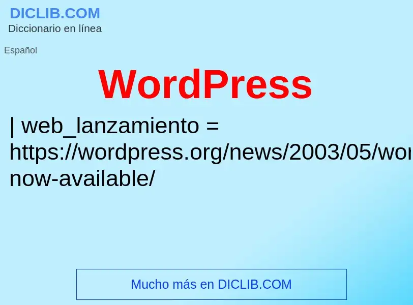 ¿Qué es WordPress? - significado y definición