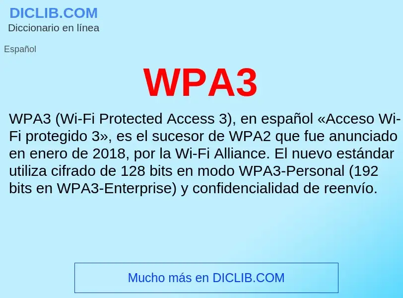 What is WPA3 - meaning and definition