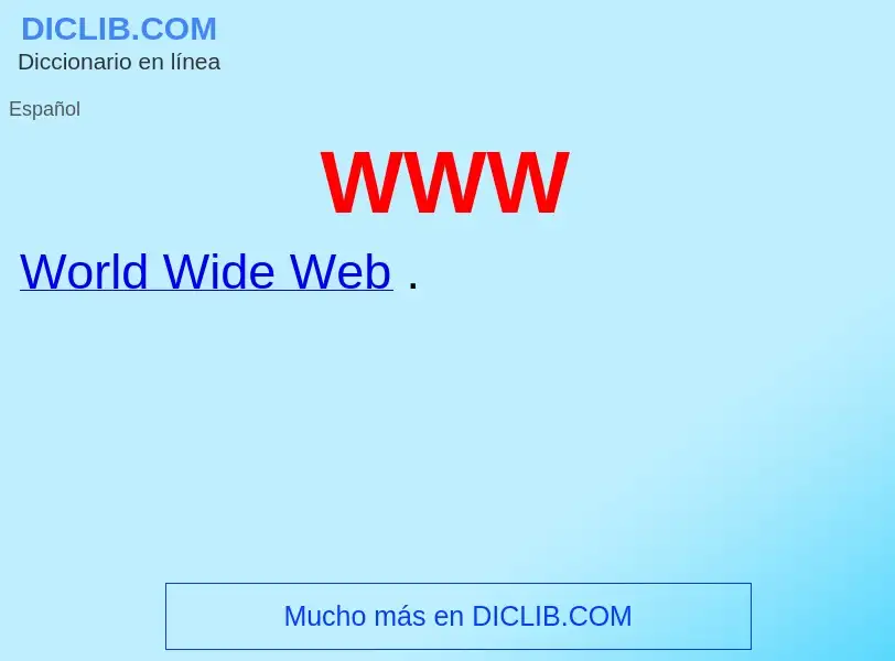 What is WWW - definition