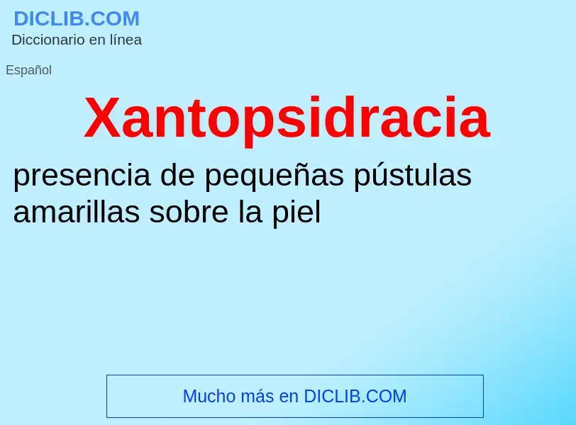 ¿Qué es Xantopsidracia? - significado y definición