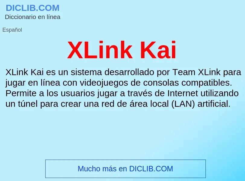 Τι είναι XLink Kai - ορισμός