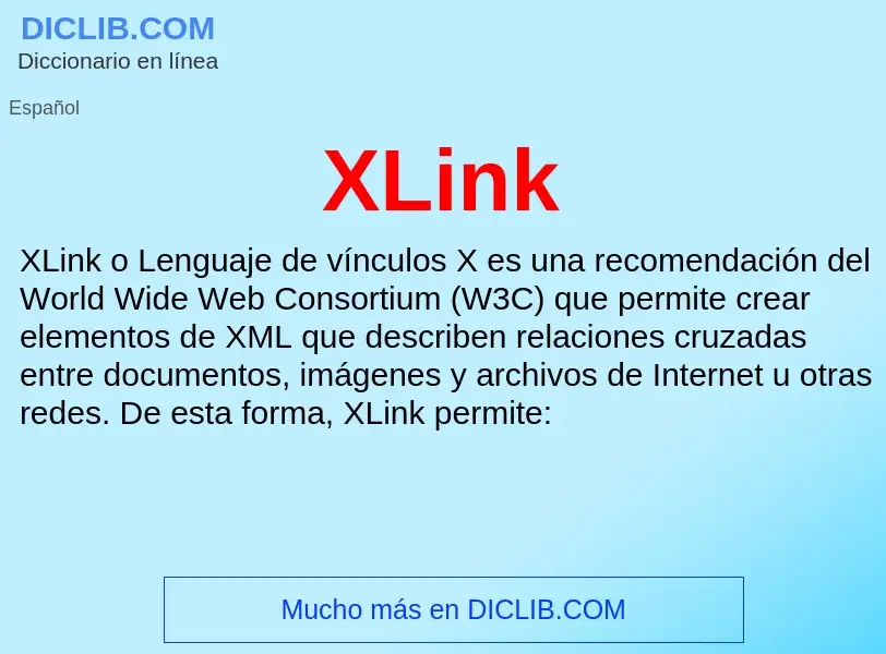 Что такое XLink - определение