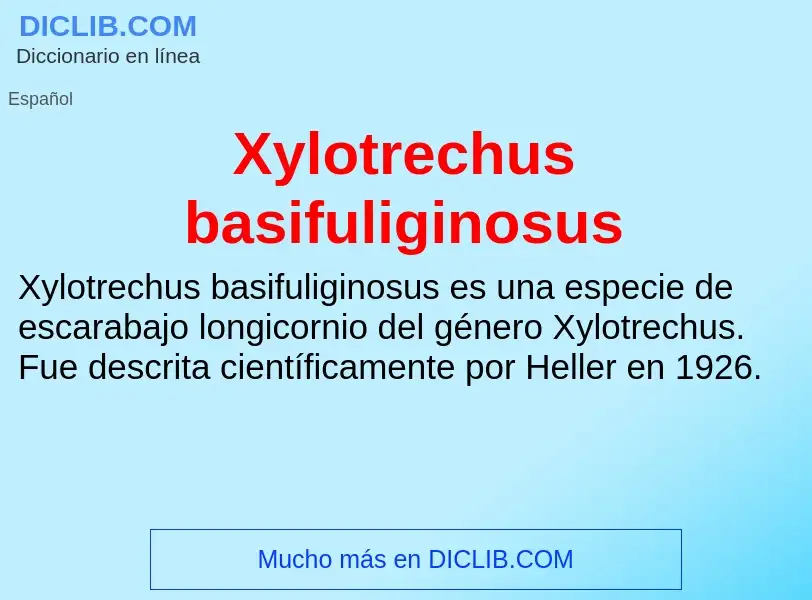 Что такое Xylotrechus basifuliginosus - определение