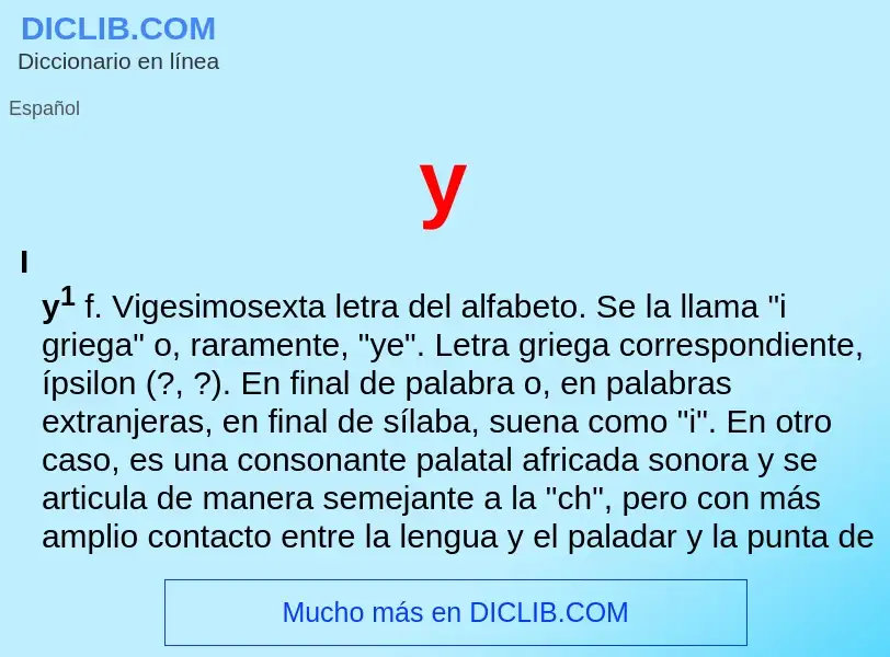 O que é y - definição, significado, conceito