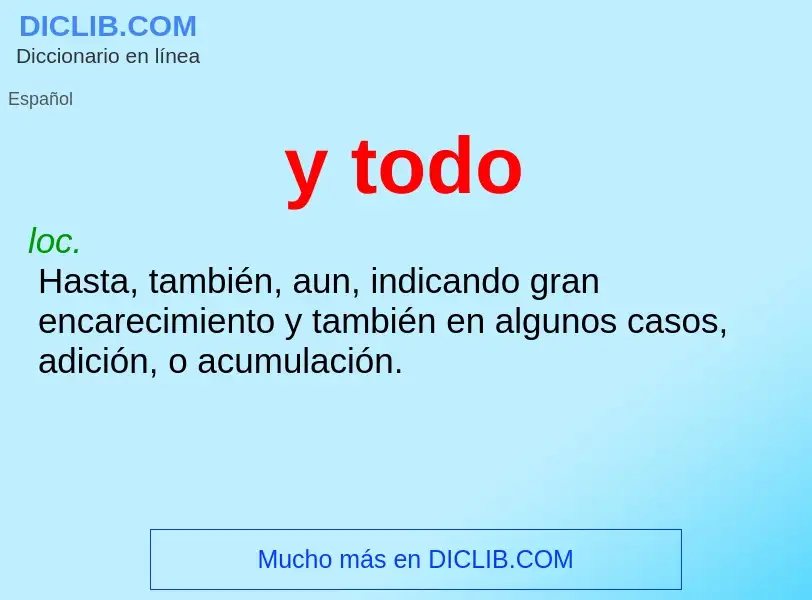 What is y todo - definition