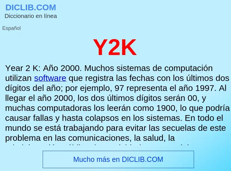 O que é Y2K - definição, significado, conceito