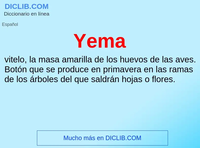 Was ist Yema - Definition