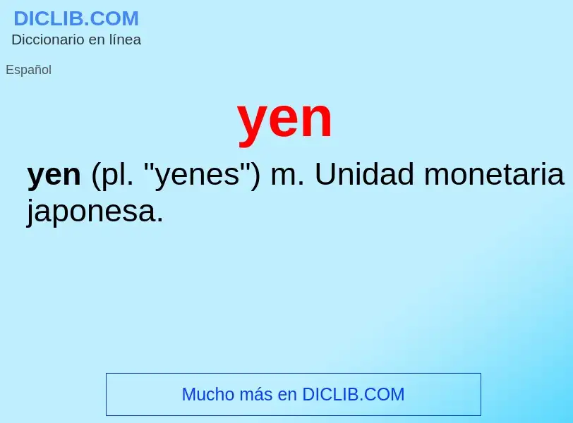 O que é yen - definição, significado, conceito