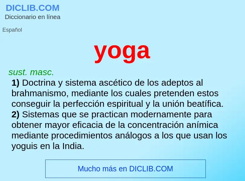 What is yoga - definition