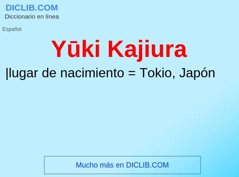 What is Yūki Kajiura - meaning and definition