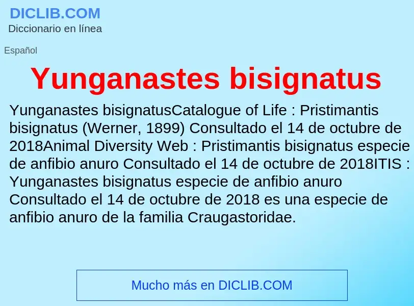 What is Yunganastes bisignatus - meaning and definition