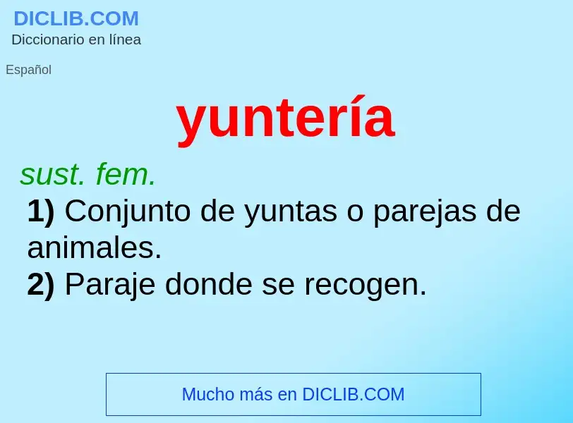 O que é yuntería - definição, significado, conceito