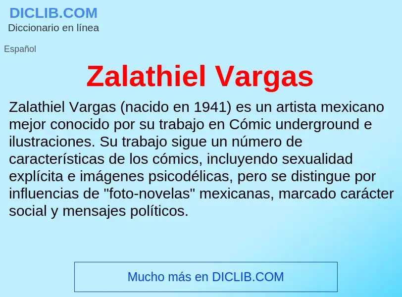 Что такое Zalathiel Vargas - определение