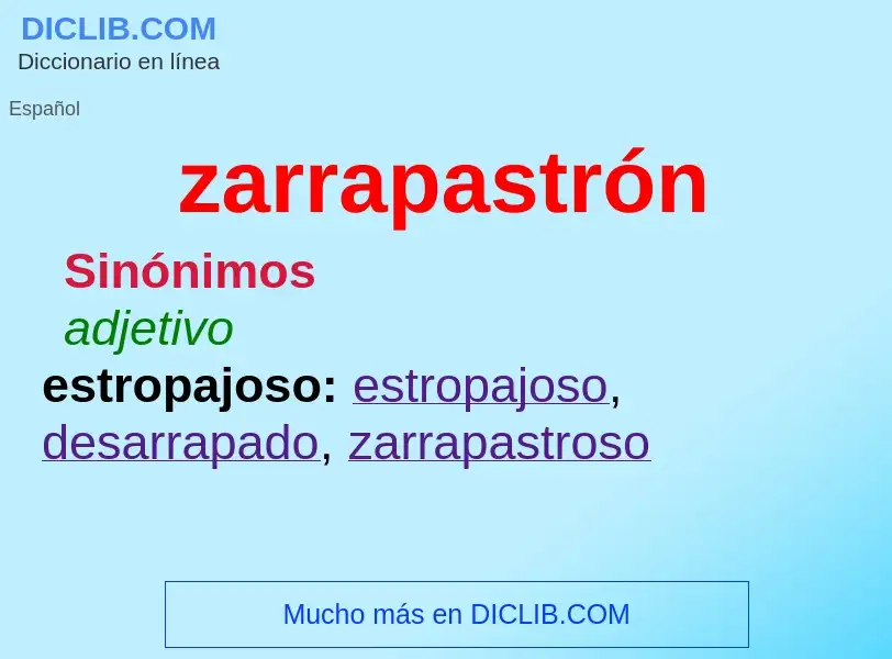 Что такое zarrapastrón - определение