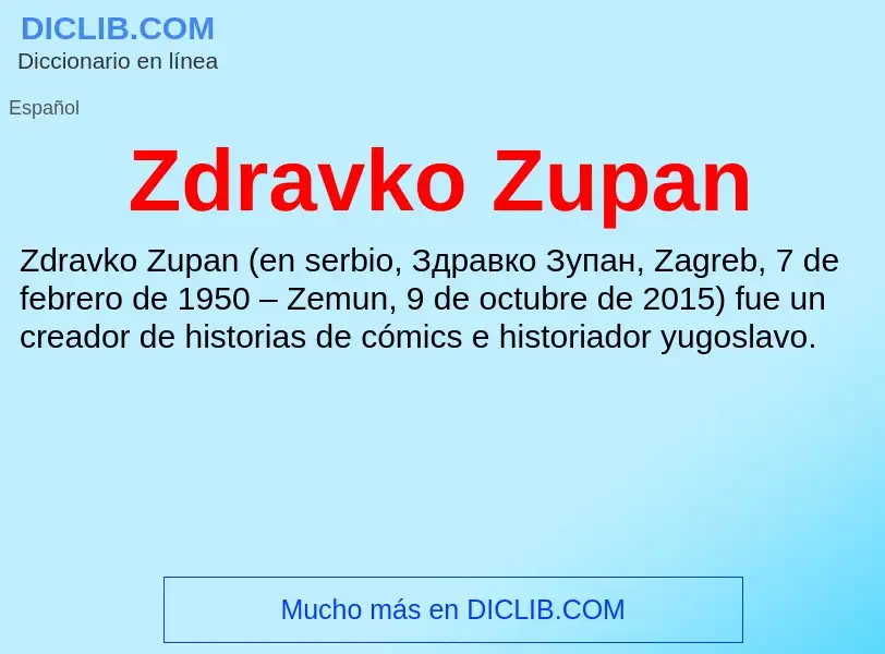 Что такое Zdravko Zupan - определение