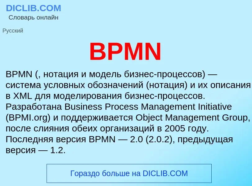 Wat is BPMN - definition