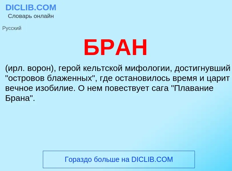 What is БРАН - definition