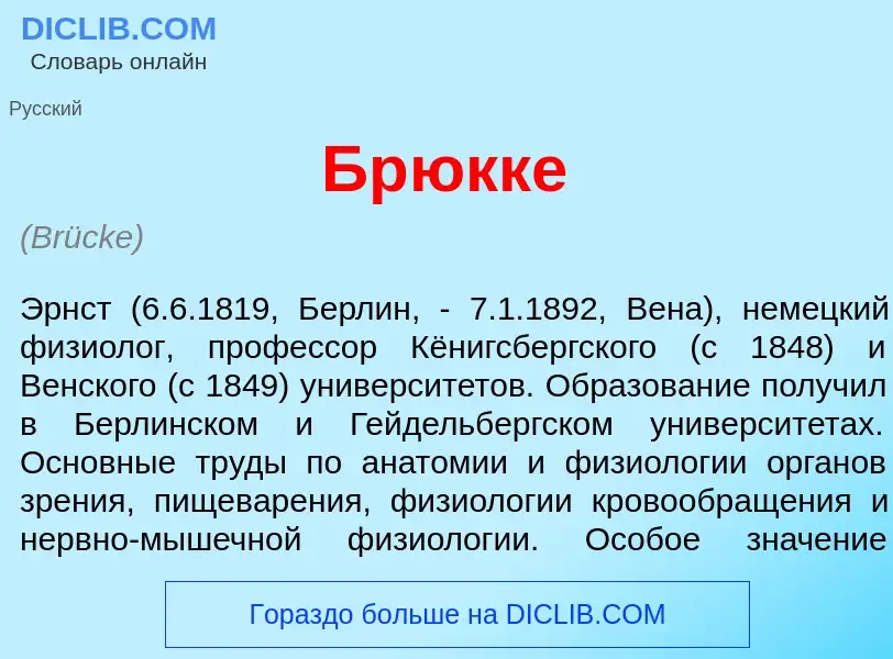 Что такое Бр<font color="red">ю</font>кке - определение