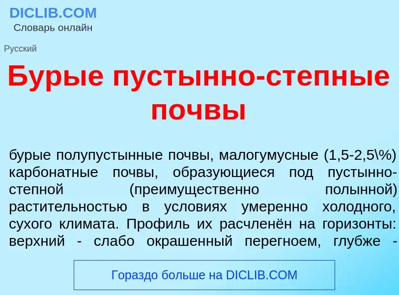 Что такое Б<font color="red">у</font>рые пуст<font color="red">ы</font>нно-степн<font color="red">ы<