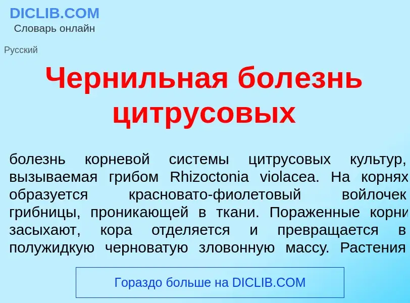 What is Черн<font color="red">и</font>льная бол<font color="red">е</font>знь ц<font color="red">и</f