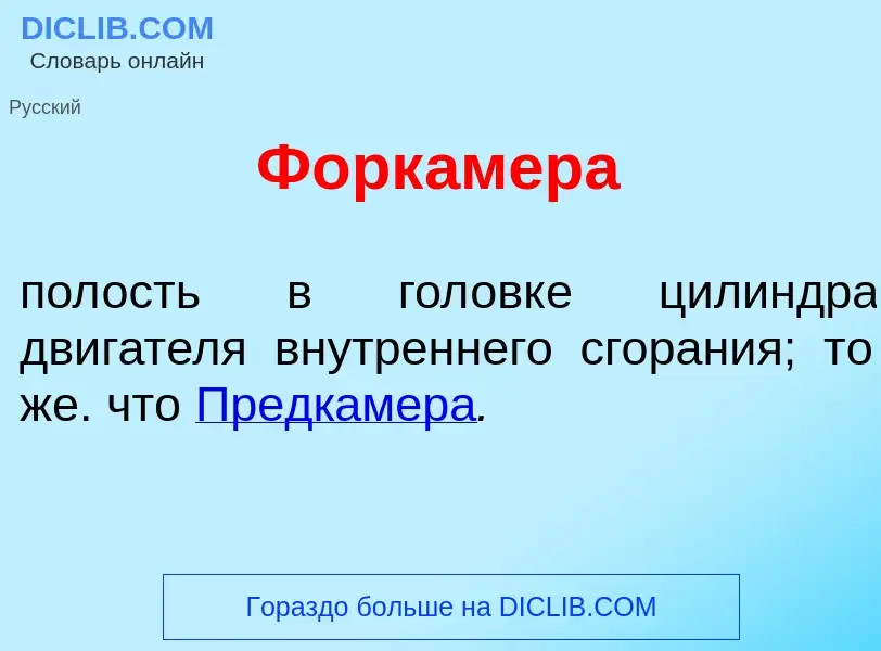 What is Форк<font color="red">а</font>мера - meaning and definition