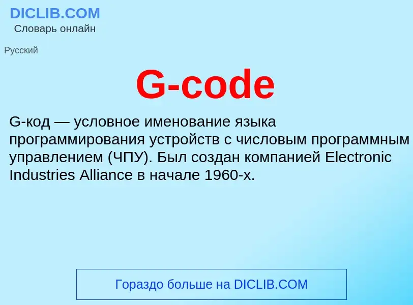 Che cos'è G-code - definizione