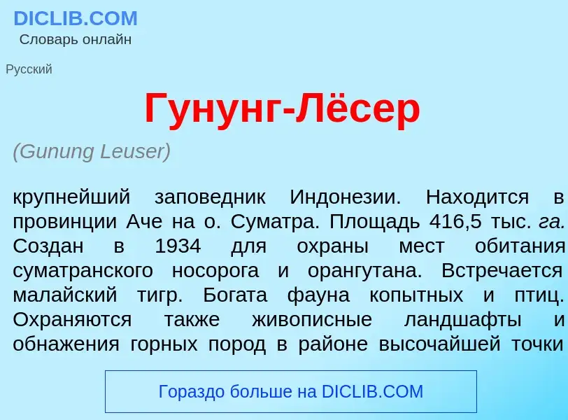 Che cos'è Г<font color="red">у</font>нунг-Лёсер - definizione