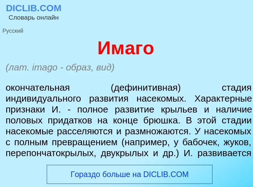 Что такое Им<font color="red">а</font>го - определение