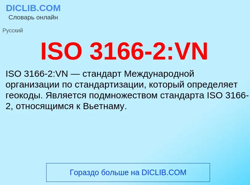 Τι είναι ISO 3166-2:VN - ορισμός