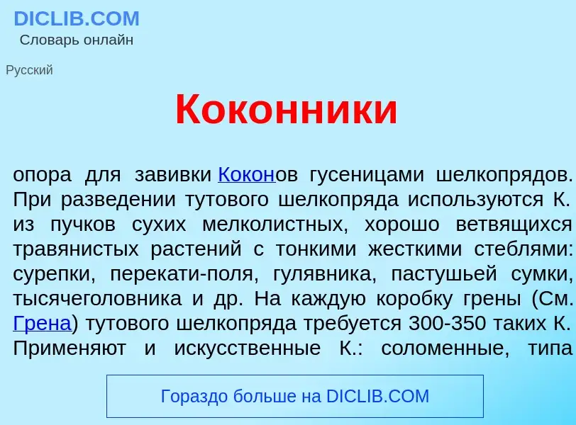 Что такое Кок<font color="red">о</font>нники - определение