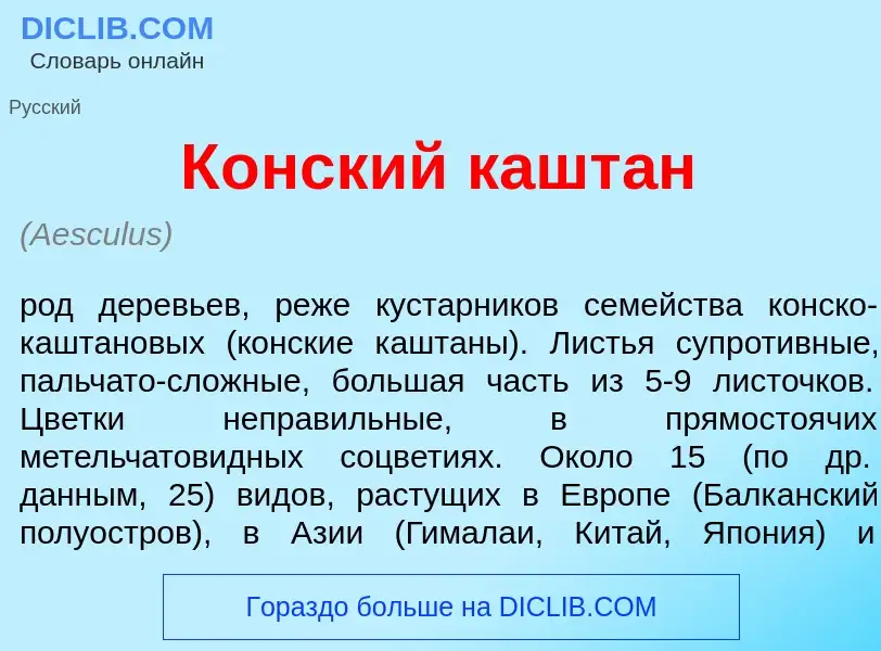 What is К<font color="red">о</font>нский кашт<font color="red">а</font>н - meaning and definition