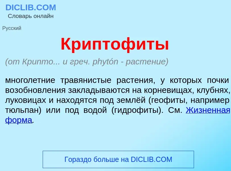 Wat is Криптоф<font color="red">и</font>ты - definition