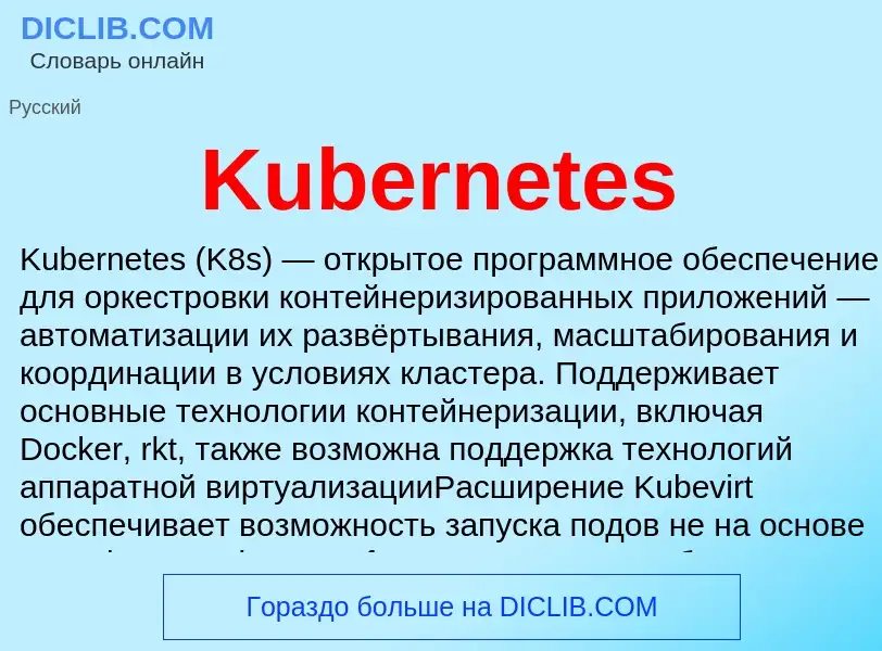 Che cos'è Kubernetes - definizione