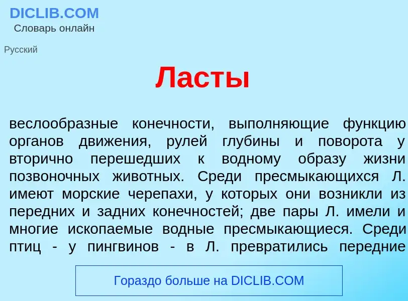 Wat is Л<font color="red">а</font>сты - definition