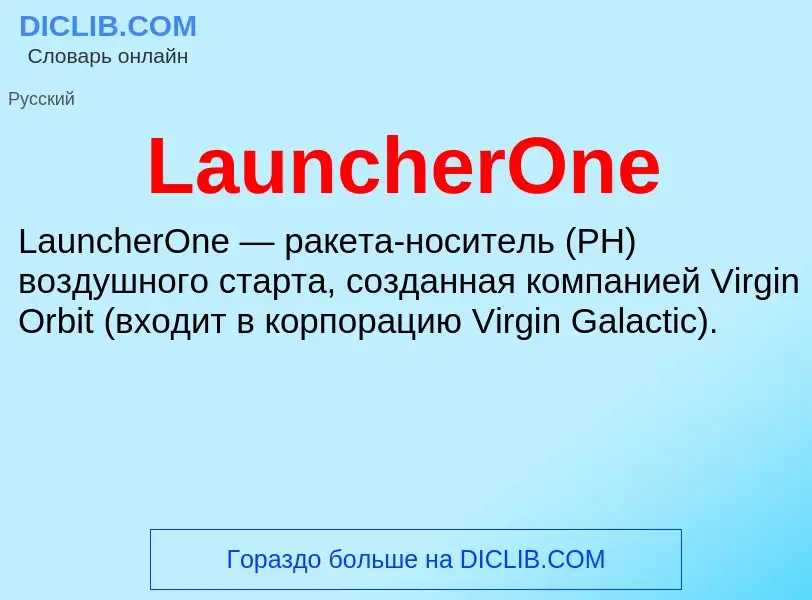 Что такое LauncherOne - определение