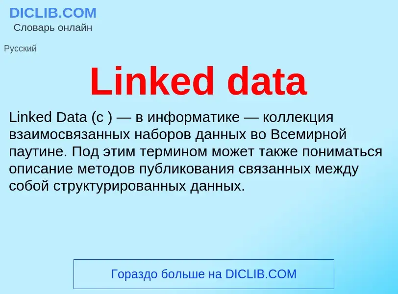 Was ist Linked data - Definition