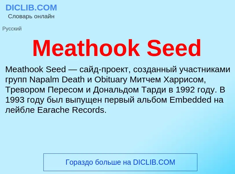 Was ist Meathook Seed - Definition