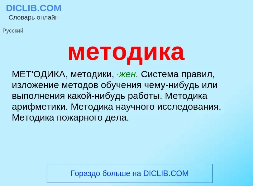 Что такое методика - определение