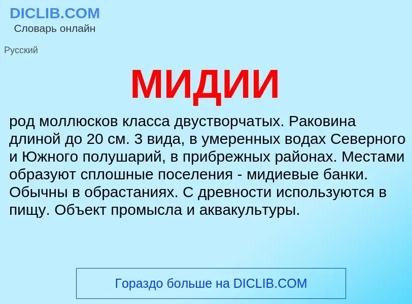 What is МИДИИ - definition